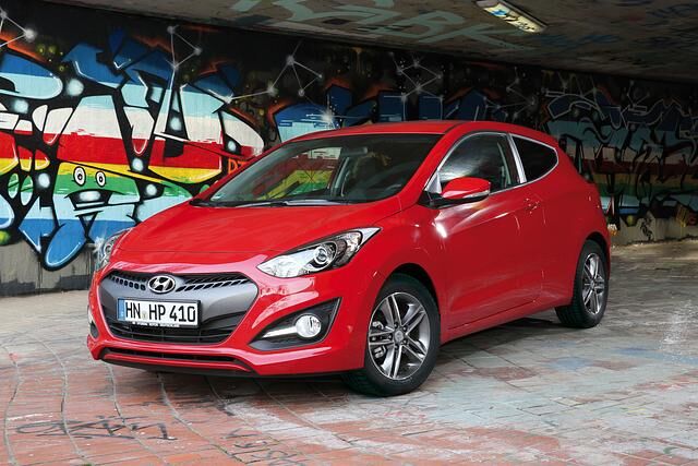 Die Koreaner erreichten schnell euroäische Design-Standards, wie hier das i30 Coupé zeigt