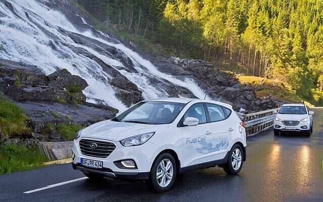 Mit dem ix35 Fuel Cell setzte Hyundai auch technische Akzente
