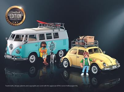Playmobil VW-Modelle - Surfen oder Putzen Playmobil VW-Modelle - Surfen oder Putzen