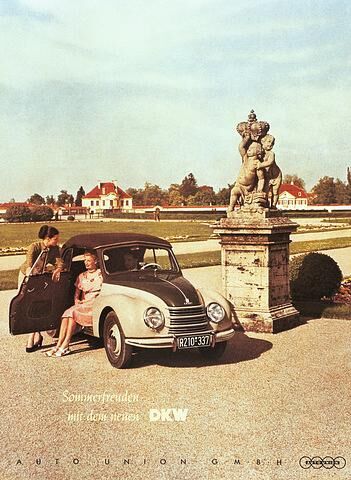 Die DKW Meisterklasse F 89 gab es auch als Cabrio-Version