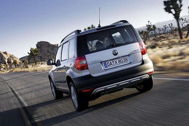 Der Yeti ist kantig gestaltet