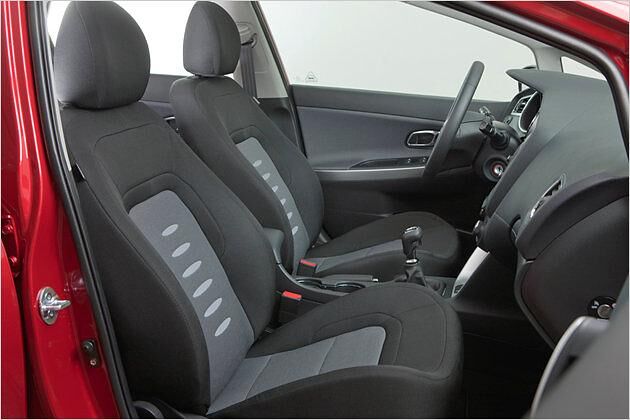 Die Sitze erweisen sich als komfortabel