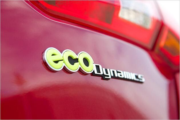 Hinter dem Kürzel "EcoDynamics" verbirgt sich ein Spritsparpaket mit einem Start-Stopp-System und auch Leichtlaufreifen