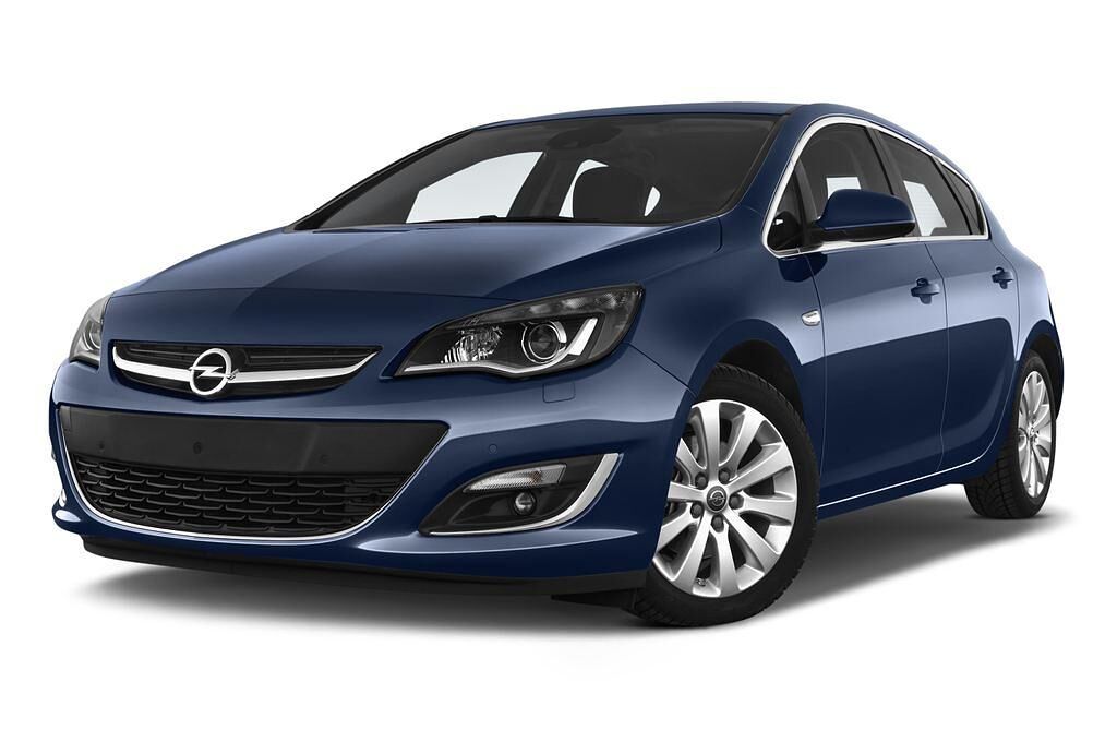 Opel Astra (Baujahr 2013) Sport 5 Türen seitlich vorne mit Felge