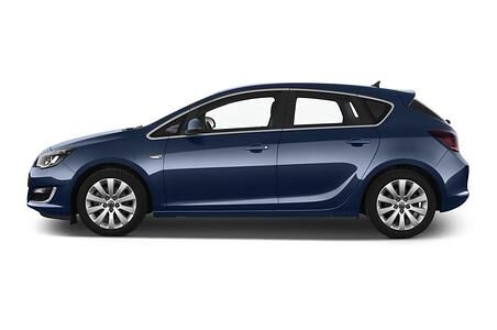 Opel Astra (Baujahr 2013) Sport 5 Türen Seitenansicht