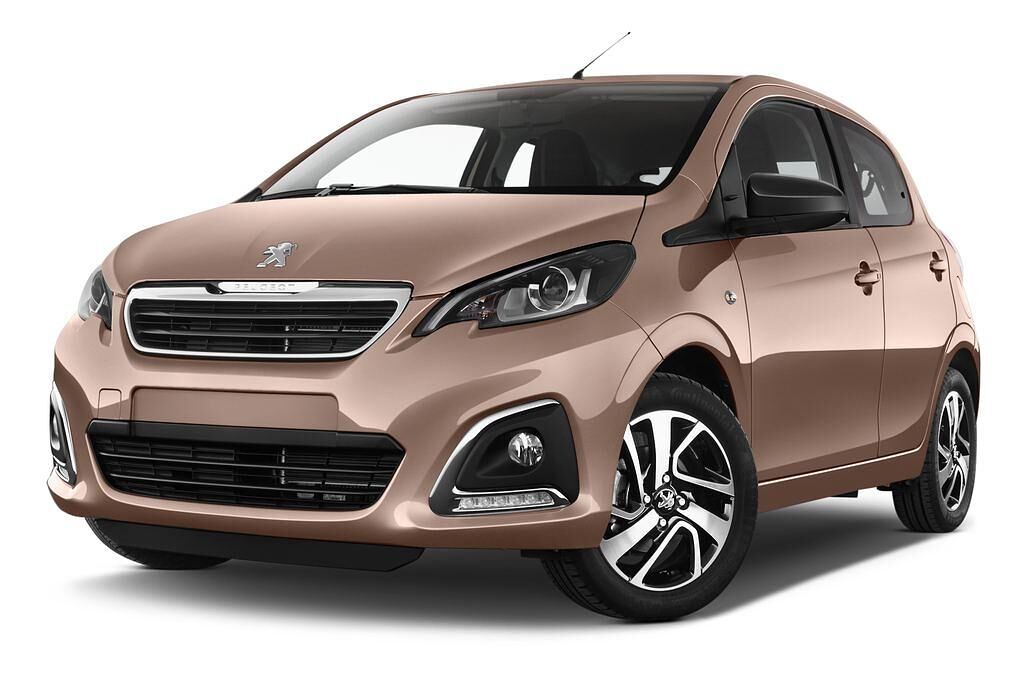 Peugeot 108 (Baujahr 2015) Allure 5 Türen seitlich vorne mit Felge