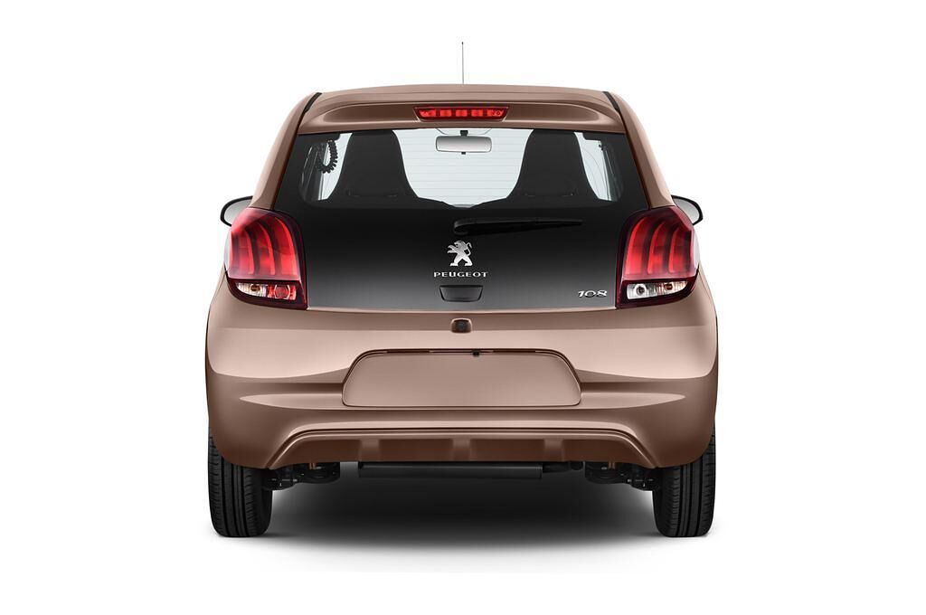 Peugeot 108 (Baujahr 2015) Allure 5 Türen Heckansicht