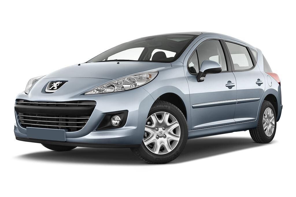 Peugeot 207 (Baujahr 2010) Premium 5 Türen seitlich vorne mit Felge