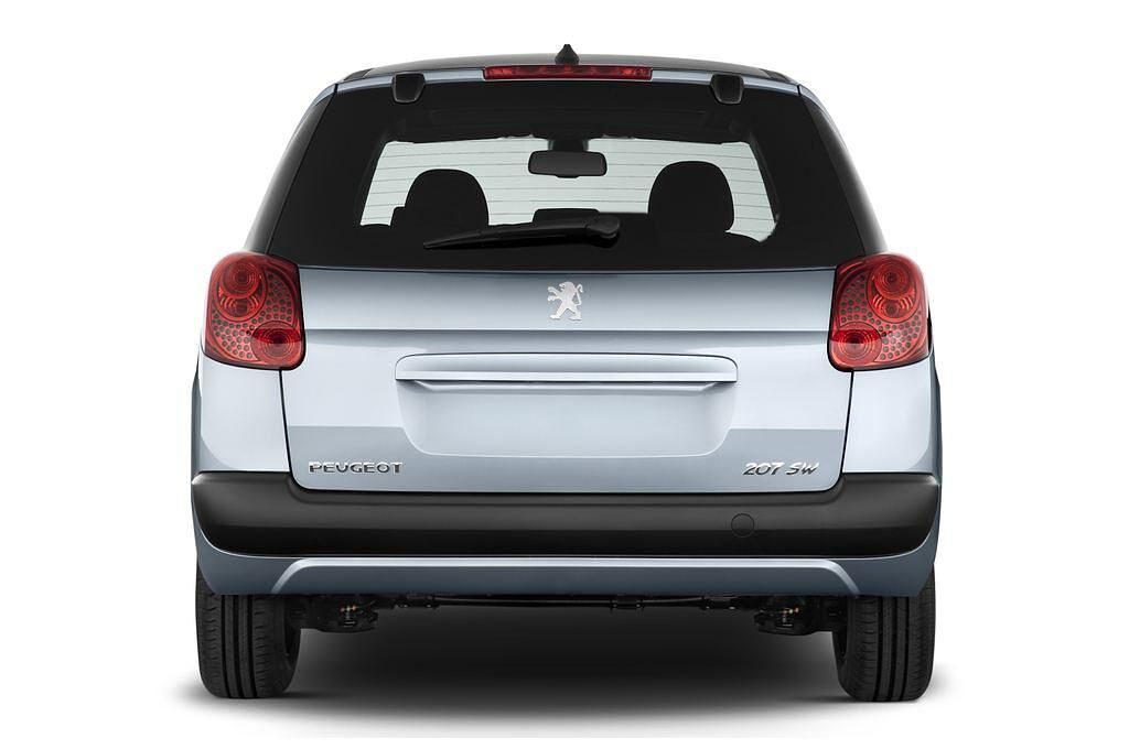 Peugeot 207 (Baujahr 2010) Premium 5 Türen Heckansicht