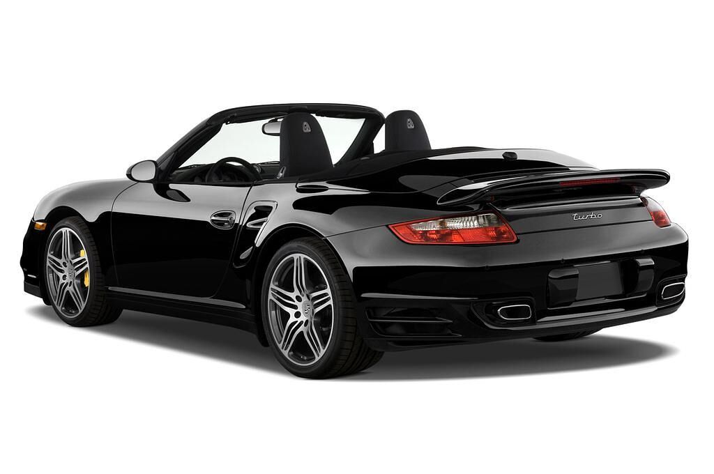 Porsche 911 (Baujahr 2010) Turbo Cabriolet 2 Türen seitlich hinten