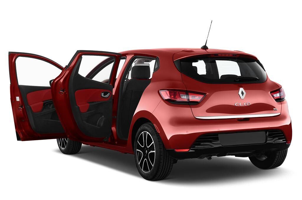 Renault Clio (Baujahr 2012) Dynamique 5 Türen Tür geöffnet