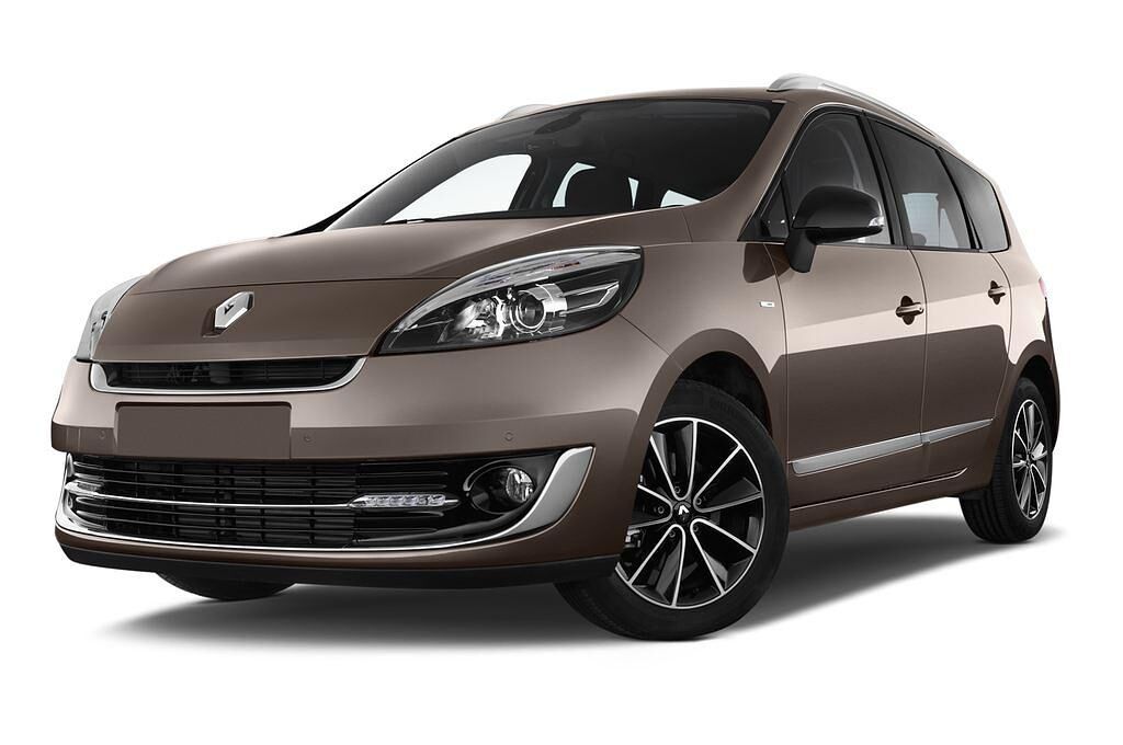 Renault Grand Modus (Baujahr 2010) Dynamique 5 Türen seitlich vorne mit Felge