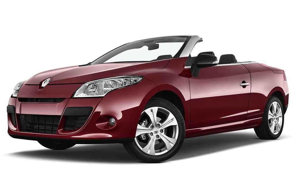 Renault Megane (Baujahr 2011) Dynamique 2 Türen seitlich vorne mit Felge