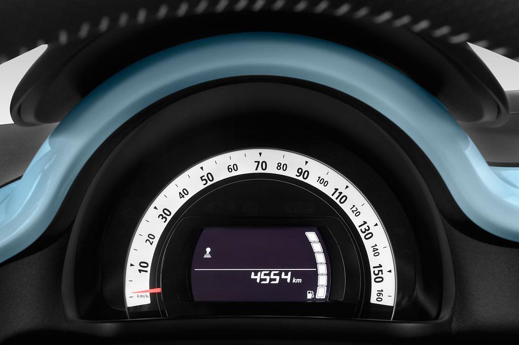 Renault Twingo (Baujahr 2015) Dynamique 5 Türen Tacho und Fahrerinstrumente