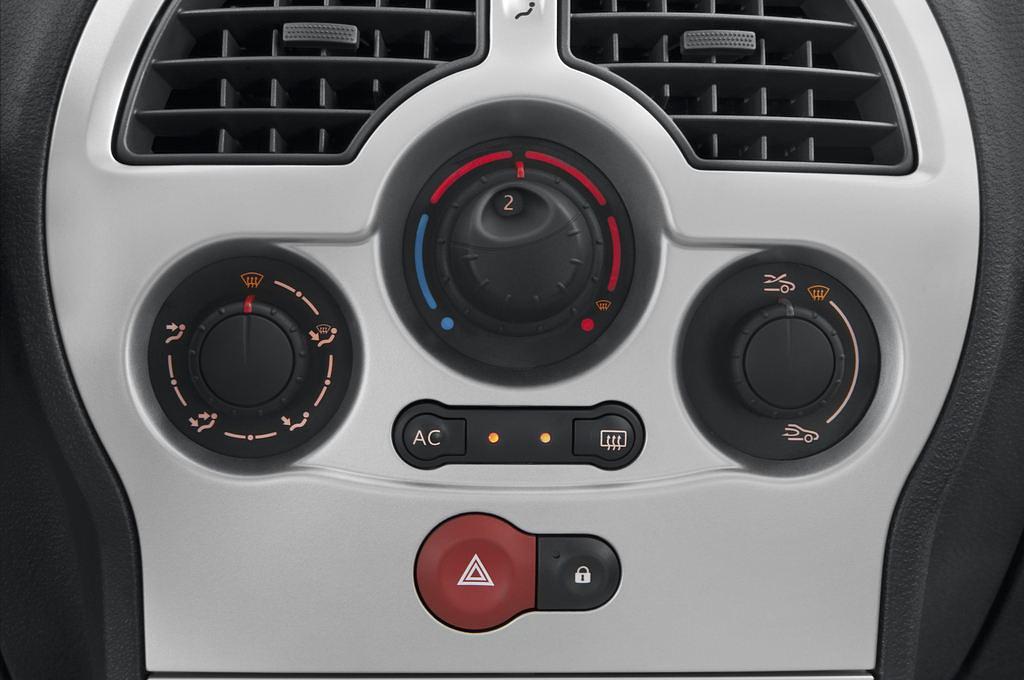 Renault Modus (Baujahr 2010) Modus Pack 5 Türen Temperatur und Klimaanlage