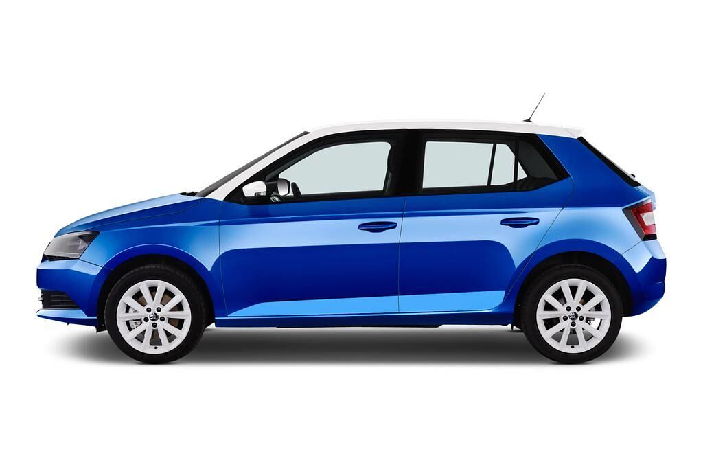 Skoda Fabia (Baujahr 2015) Ambition 5 Türen Seitenansicht