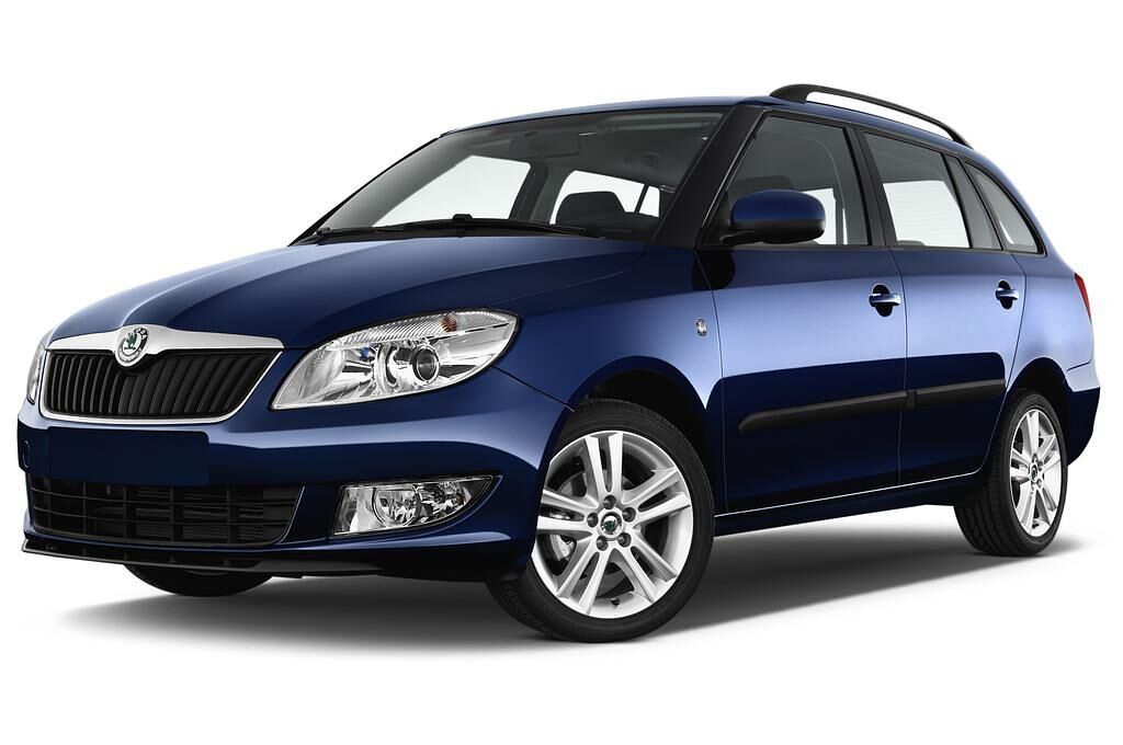 Skoda Fabia (Baujahr 2013) Elegance 5 Türen seitlich vorne mit Felge