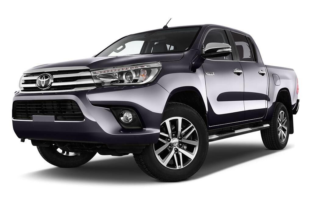 Toyota Hilux (Baujahr 2016) Comfort 4 Türen seitlich vorne mit Felge