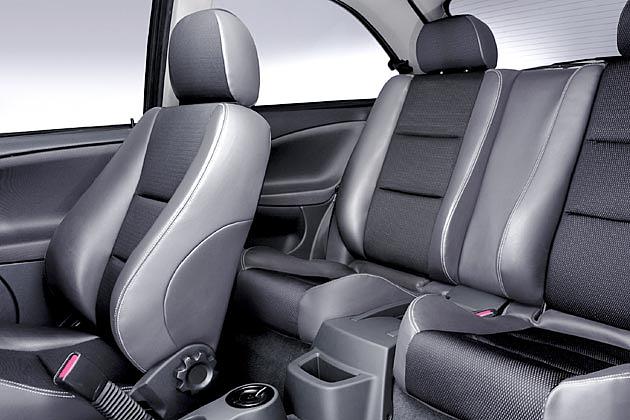 Zwei Sitze bietet der Streetwise im Fond