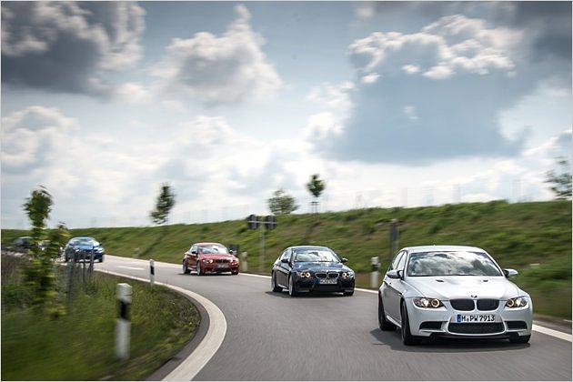Für 130.000 Euro an den Kunden gebracht: Der BMW M3 CRT (vorn)