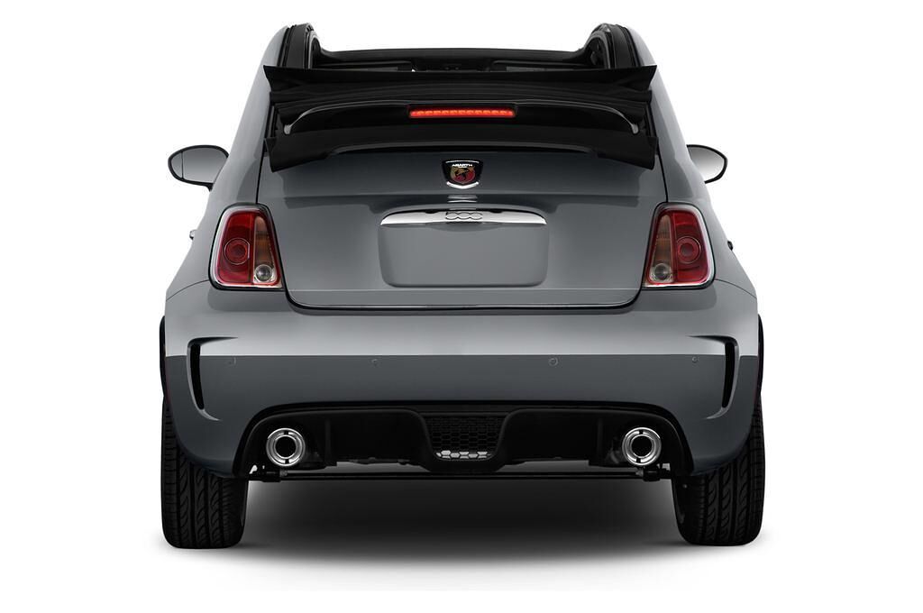 Abarth 500 (Baujahr 2014) - 2 Türen Heckansicht