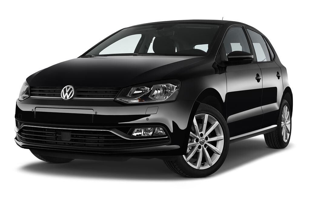 Volkswagen Polo (Baujahr 2014) Highline Bluemotion 5 Türen seitlich vorne mit Felge