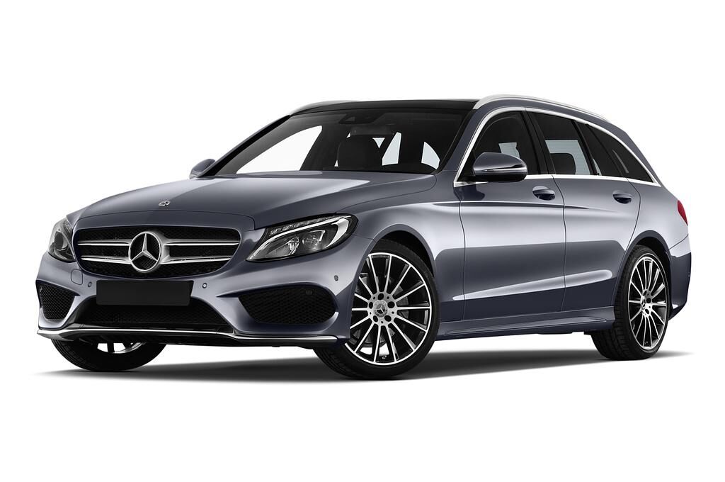 Mercedes C Class (Baujahr 2018) AMG Line 5 Türen seitlich vorne mit Felge