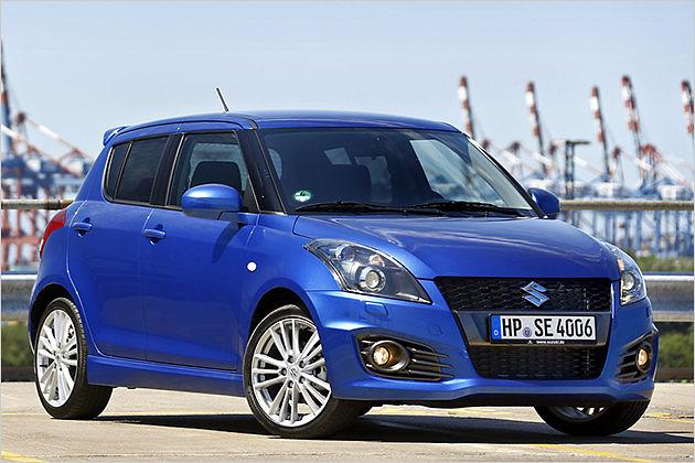 Ab Werk bekommt der Swift Sport 17-Zöller mit 195er-Bereifung