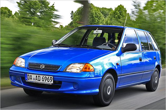 1989 kam ein neuer Swift auf den Markt, im Bild die geliftete Version ab 1995