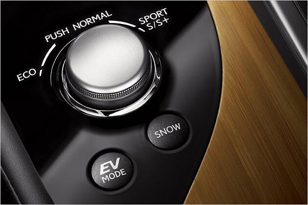 Per Dreh-Drücksteller lässt sich das Fahrwerk verstellen