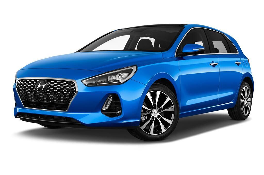 Hyundai i30 (Baujahr 2017) Premium 5 Türen seitlich vorne mit Felge