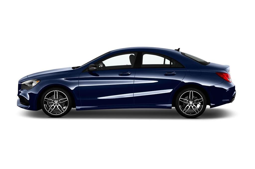 Mercedes CLA Coupe (Baujahr 2017) AMG Line 4 Türen Seitenansicht