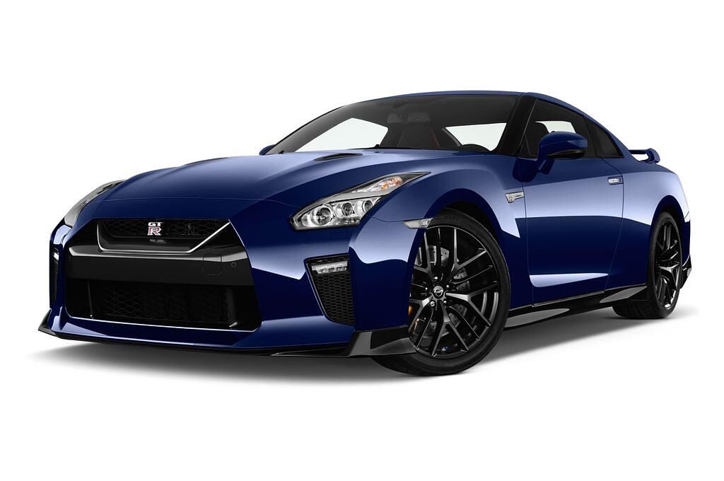 Nissan GT-R (Baujahr 2017) Black Edition 2 Türen seitlich vorne mit Felge