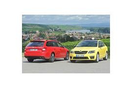 Im Vergleich: Skoda Octavia RS Limousine und Octavia RS Combi