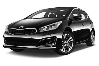 Kia cee'd (Baujahr 2016) Platinum Edition 5 Türen seitlich vorne mit Felge