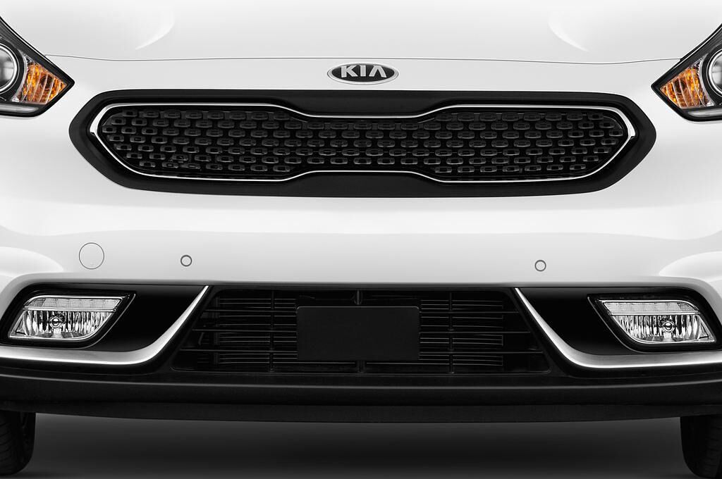KIA Niro Hybride (Baujahr 2017) Spirit 5 Türen Kühlergrill und Scheinwerfer