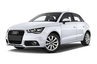 Audi A1 Sportback (Baujahr 2012) Ambition 5 Türen seitlich vorne mit Felge