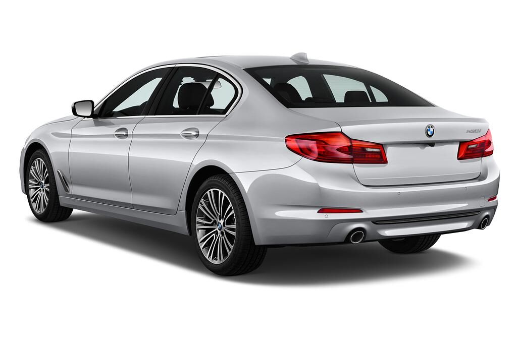 BMW 5 Series (Baujahr 2018) Sport 4 Türen seitlich hinten