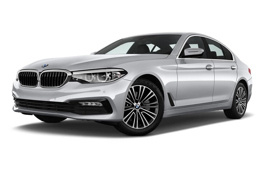 BMW 5 Series (Baujahr 2018) Sport 4 Türen seitlich vorne mit Felge