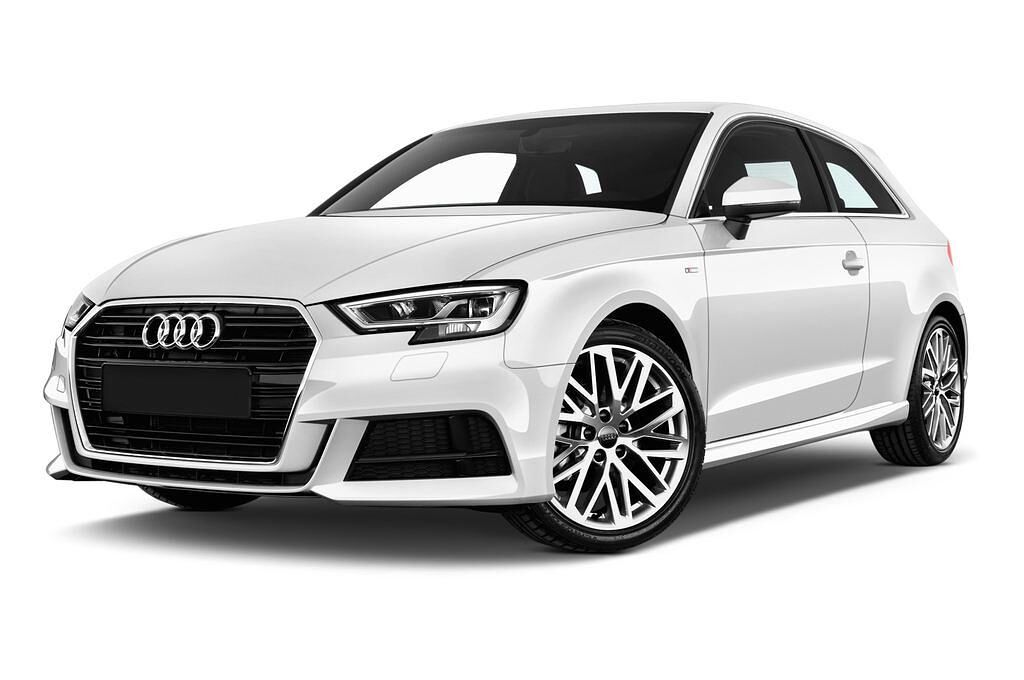 Audi A3 (Baujahr 2017) Sport 3 Türen seitlich vorne mit Felge
