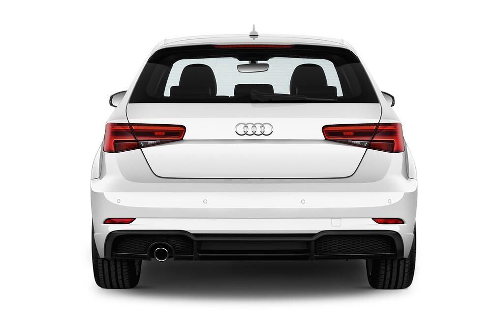 Audi A3 (Baujahr 2017) Sport 3 Türen Heckansicht