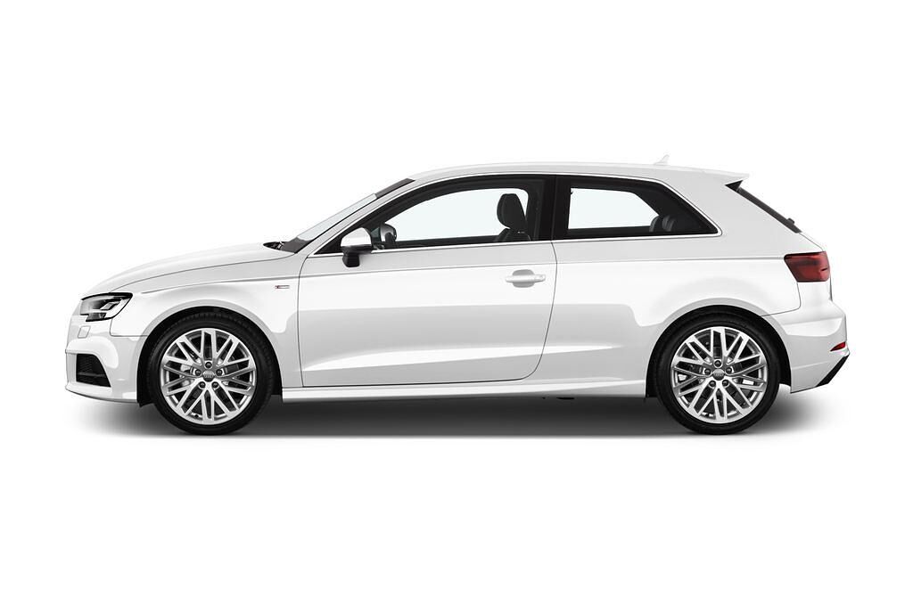 Audi A3 (Baujahr 2017) Sport 3 Türen Seitenansicht