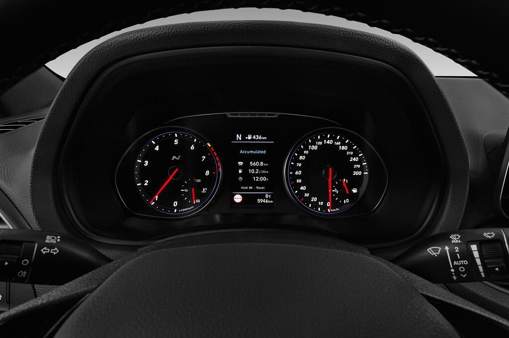 Hyundai i30 N (Baujahr 2018) Performance 5 Türen Tacho und Fahrerinstrumente