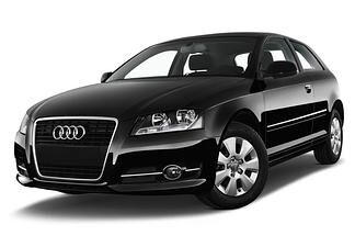 Audi A3 (Baujahr 2013) Ambition 3 Türen seitlich vorne mit Felge