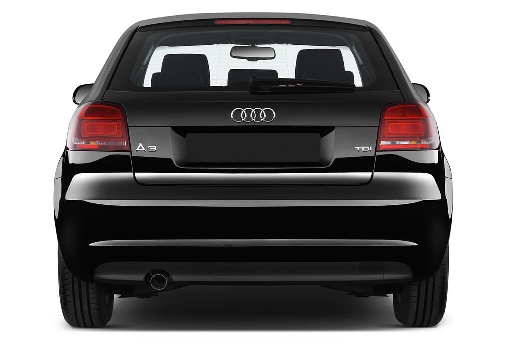 Audi A3 (Baujahr 2013) Ambition 3 Türen Heckansicht