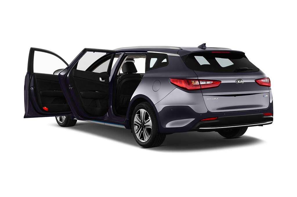 KIA Optima Sportwagon PHEV (Baujahr 2018) Spirit 5 Türen Tür geöffnet
