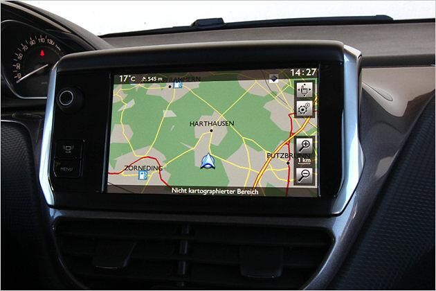 Das Display ist als Touchscreen ausgelegt