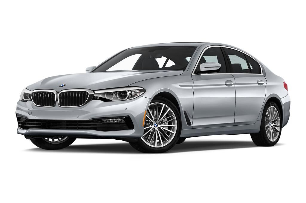 BMW 5 Series (Baujahr 2018) Sport 4 Türen seitlich vorne mit Felge