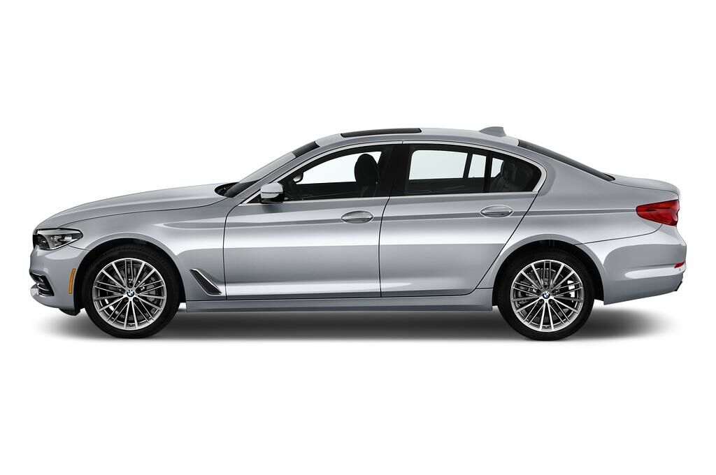 BMW 5 Series (Baujahr 2018) Sport 4 Türen Seitenansicht