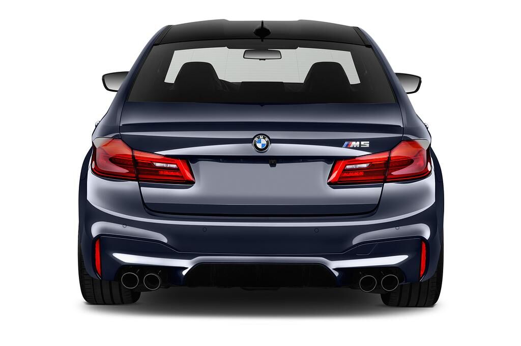 BMW M5 (Baujahr 2018) - 4 Türen Heckansicht